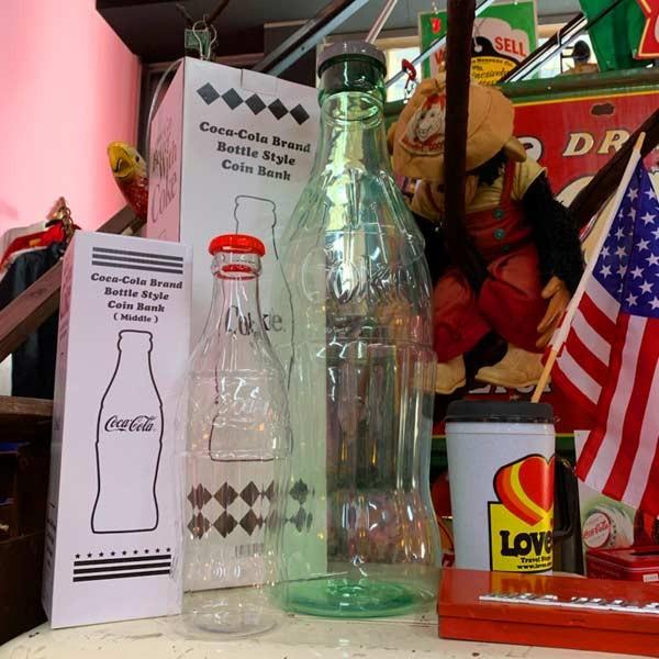コカコーラ ミドル コンツアー ボトル バンク コインバンク 貯金箱