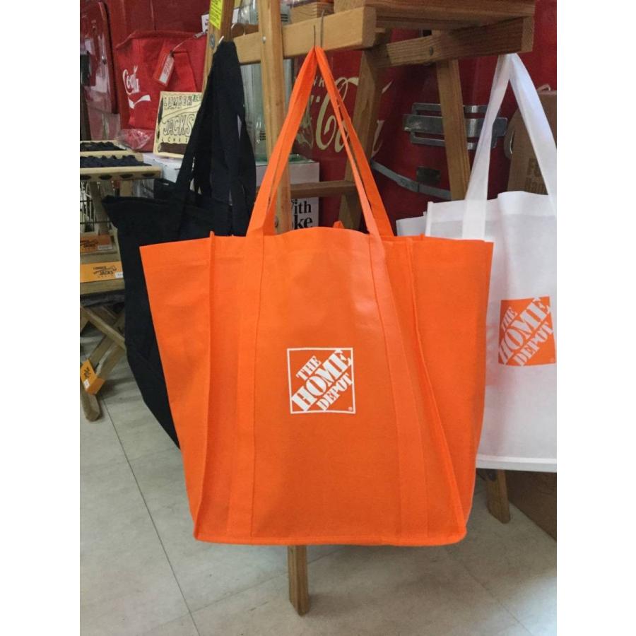 ホームデポ エコバッグ エコトート HOMEDEPOT オレンジ トートバッグ バッグ レジバッグ レジ袋 買い物バッグ アメリカン雑貨 アメ