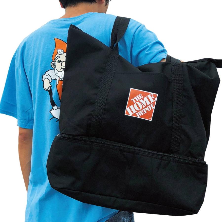 ホームデポ 保冷 エコバッグ エコトート HOMEDEPOT トートバッグ バッグ レジバッグ レジ袋 買い物バッグ アメリカン雑貨 アメ雑