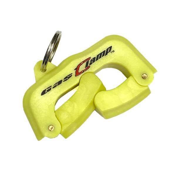 ガスクランプ キーホルダー イエロー ガソリン 給油 ホルダー クランプ GAS CLAMP アメリカン雑貨 アメ雑 4981