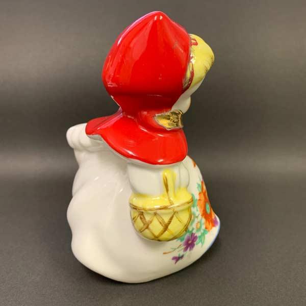 希少品！50s貴婦人の花瓶　陶器女性の置物　アメリカアンティークJapan輸出品 ドイツ製 陶器 フラワーガール一輪挿し アンティーク