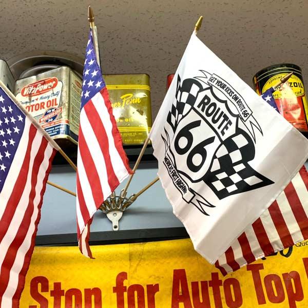 ROUTE66 アメリカ雑貨 ルート66 ガスポンプ型キャビネット CDタワー （シルバー