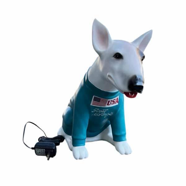 華麗LEDライト スタチュー USA BUD マッケンジー DOG バド犬