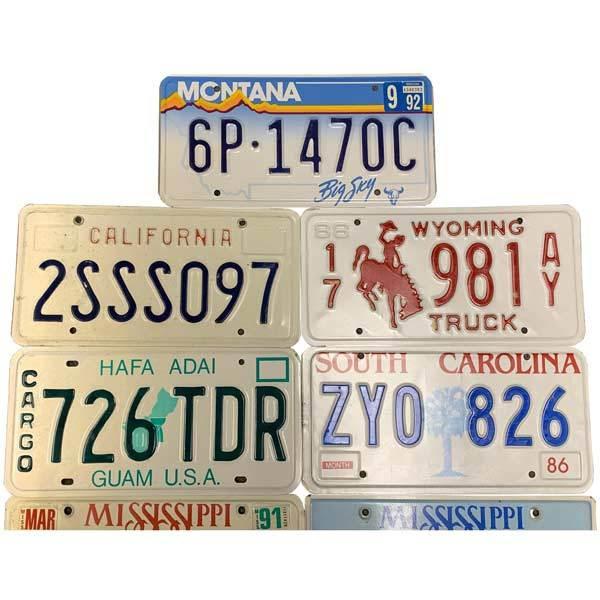 ナンバープレート アメリカ お得な9枚セット ライセンスプレート