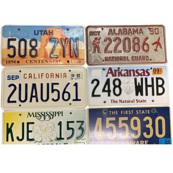 65％以上節約 アメリカ本物ナンバープレート10枚セット asakusa.sub.jp