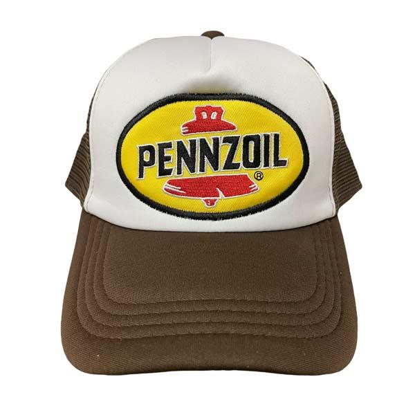 メッシュキャップ ブラウン PENNZOIL ペンズオイル ペンゾイル