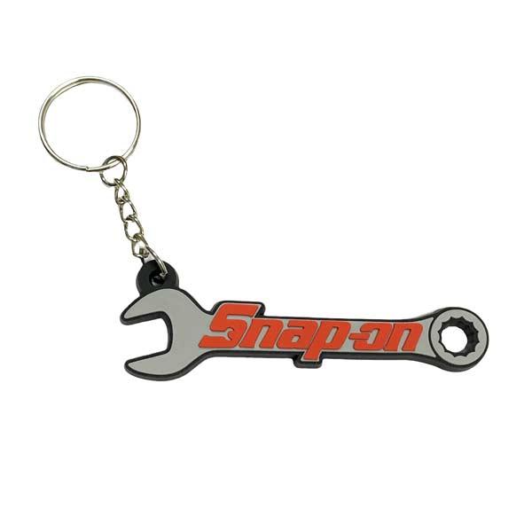 Snap-on スパナ型キーホルダー（SUI020KHBK） ラバー キーホルダー スナップオン レンチ Snap-on Wrench キーリング