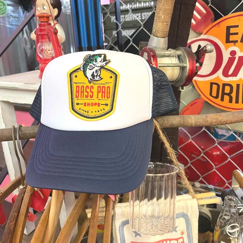 Bass Pro Shops フィッシングキャップ メッシュキャップ ネイビー BASS PRO SHOPS バスプロショップス