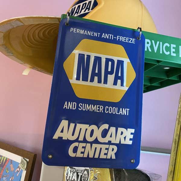 ミニエンボスメタルサイン [AUTO CARE] NAPA ナパ アメリカン雑貨 アメリカ雑貨 アメ雑 オートパーツ ガレージカスタム