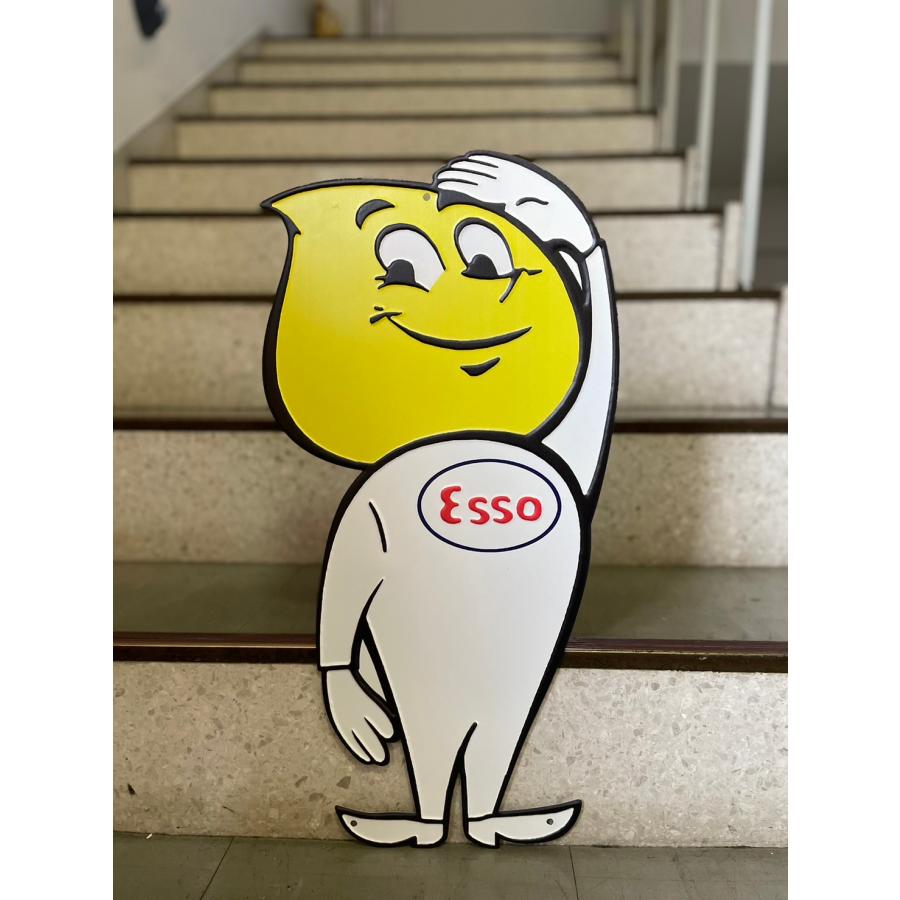 エッソボーイ ダイカット エンボス サイン 看板 ESSOBOY : アメリカン