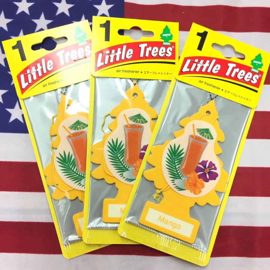出品コレクション3枚セット Little Trees リトルツリー マンゴー エアフレッシュナー 3枚