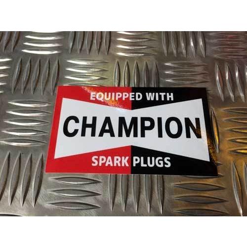 CHAMPION ステッカー スクエア 3枚セット チャンピオン ステッカー STICKER レーシング RACING アメリカン雑貨 |  | 01