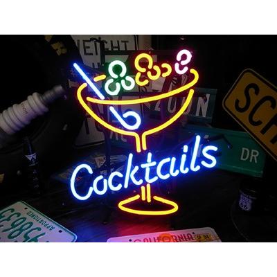 ネオンサイン　カクテル　COCKTAIL　ネオンライト　ネオン管　ガレージ　店舗照明　アメリカン雑貨