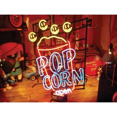 ネオンサイン　ポップコーン　POPCORN　ガレージ　店舗照明　ネオンライト　ネオン管　アメリカン雑貨