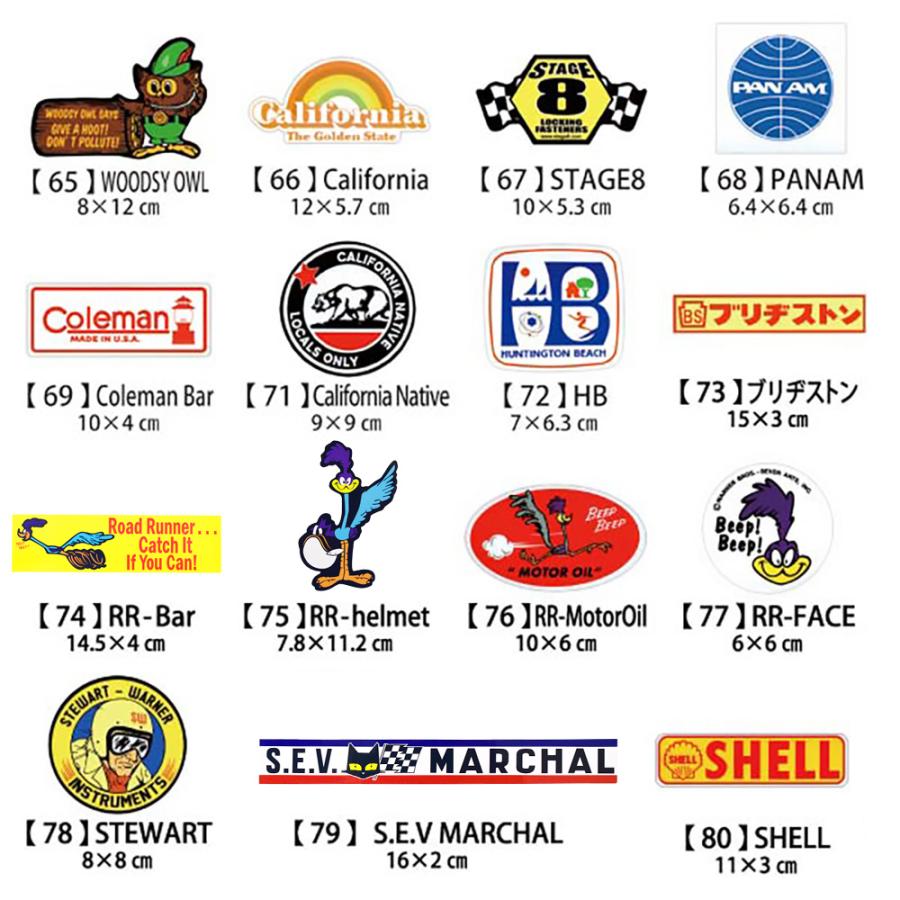 追跡メール便送配送可】お好きなステッカー3枚セット / アメリカン雑貨