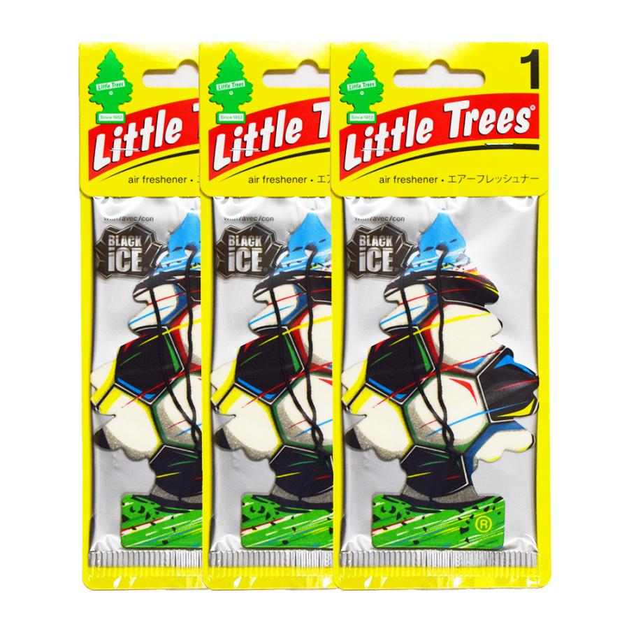Little Trees（リトルツリー） 【2026限定 サッカー柄】39.Black Ice