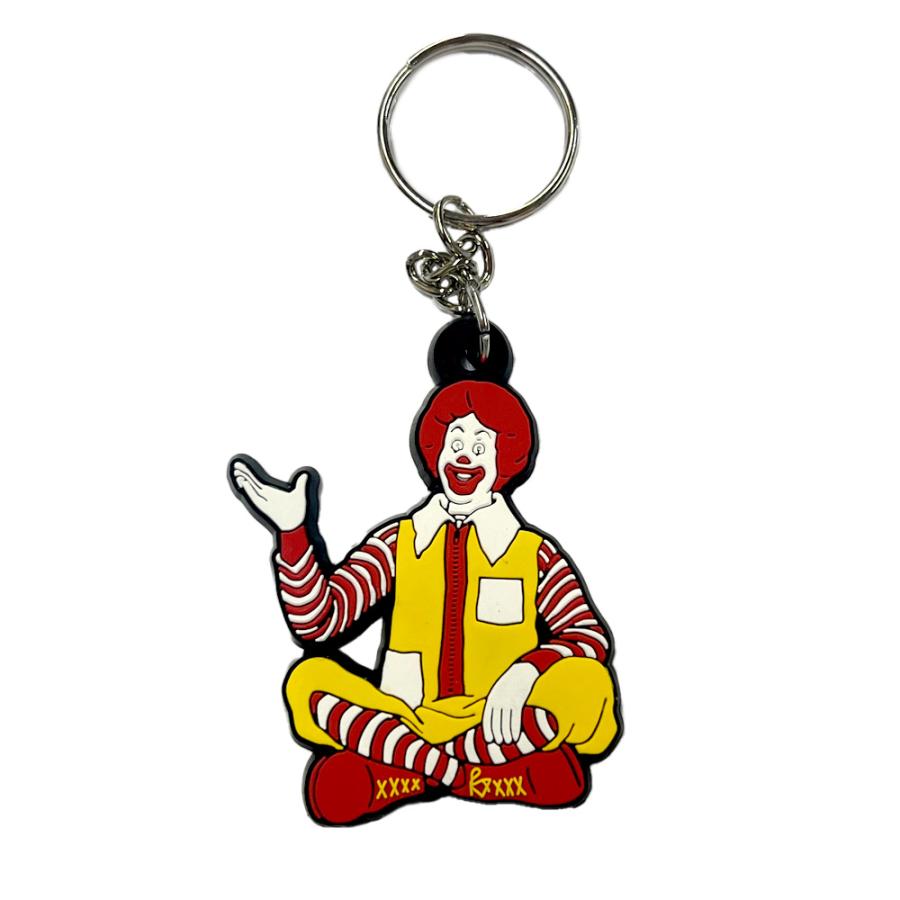 ラバーキーホルダー McDonald's ドナルド・マクドナルド (5.9x4.5cm