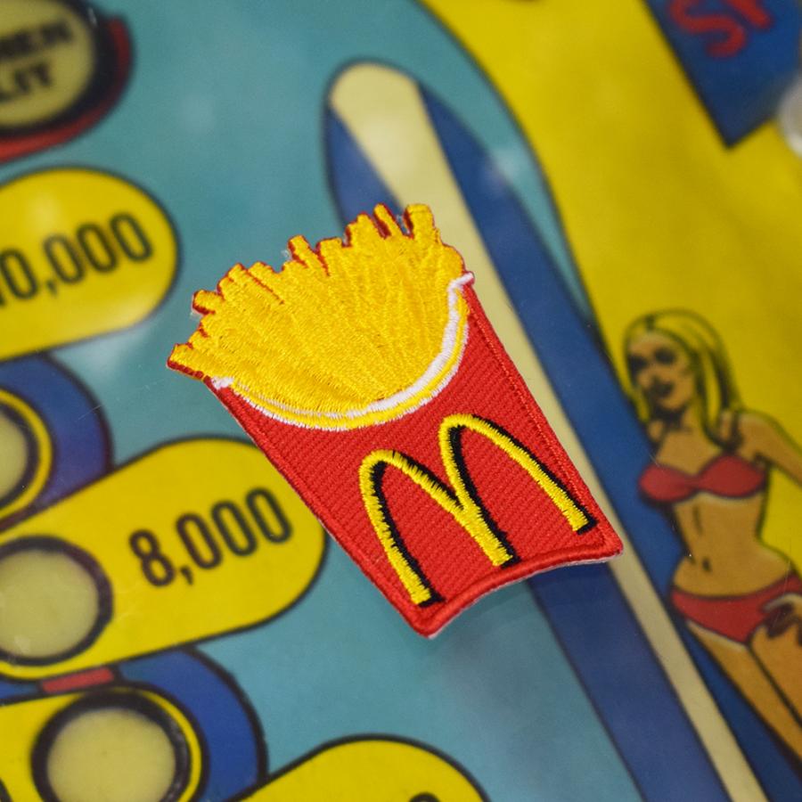ミニワッペン McDonalds ポテト (4x5.6cm) [MW070] 手芸 パッチワーク
