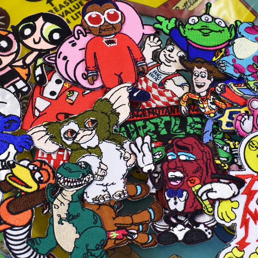 ワッペン Bulls eyeブルズアイ(5.5x8cm) /手芸 パッチ アメリカン雑貨