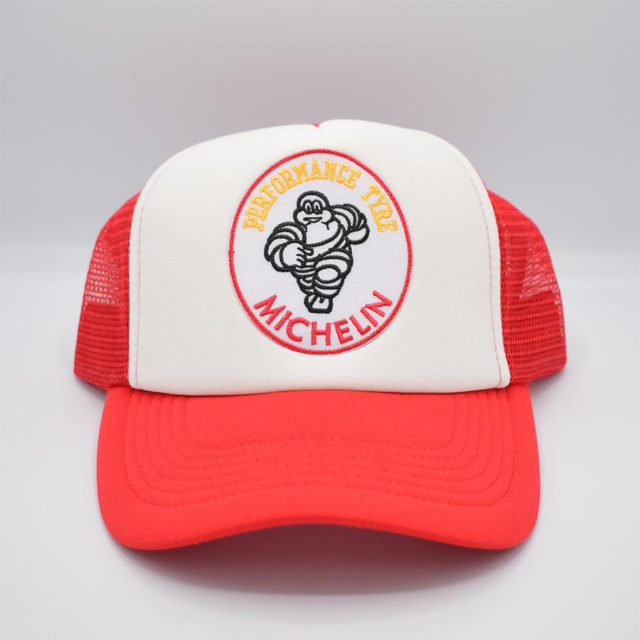 RED KAP レッドキャップ　つなぎ　ミシュランマン　ミシュラン　春 アメリカンレーシング メッシュキャップ MICHELIN MAN（RED