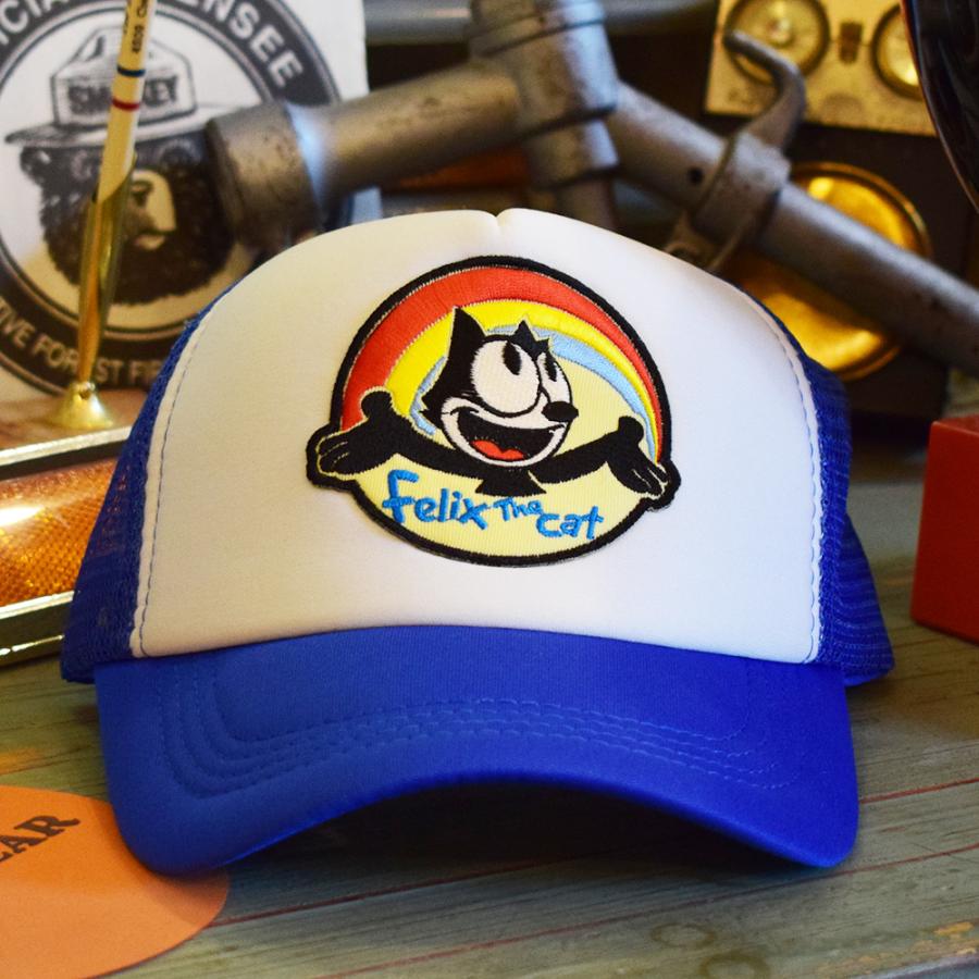 AMERICAN MESH CAP： FELIX RAINBOW（BLUE） / フィリックス
