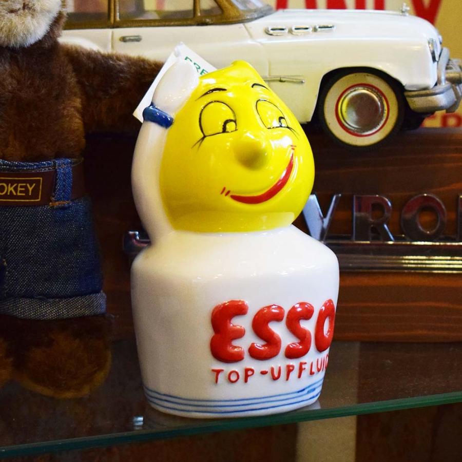 ESSO BOY 陶器 コインバンク / エッソボーイ 貯金箱 ガレージ