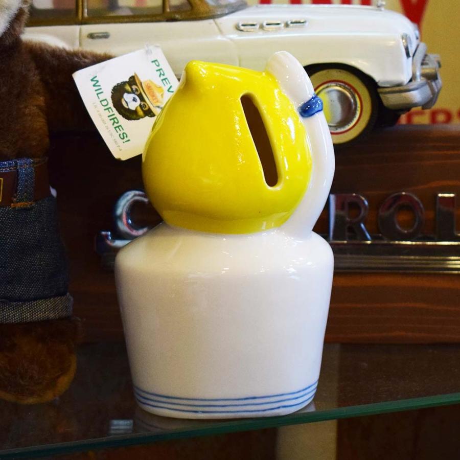 ESSO BOY 陶器 コインバンク / エッソボーイ 貯金箱 ガレージ