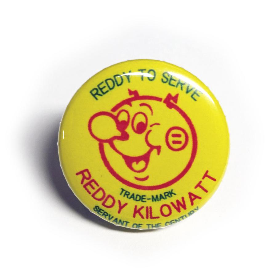 缶バッチ #CB032 Reddy Kilowatt REDDY TO SERVE レディキロワット
