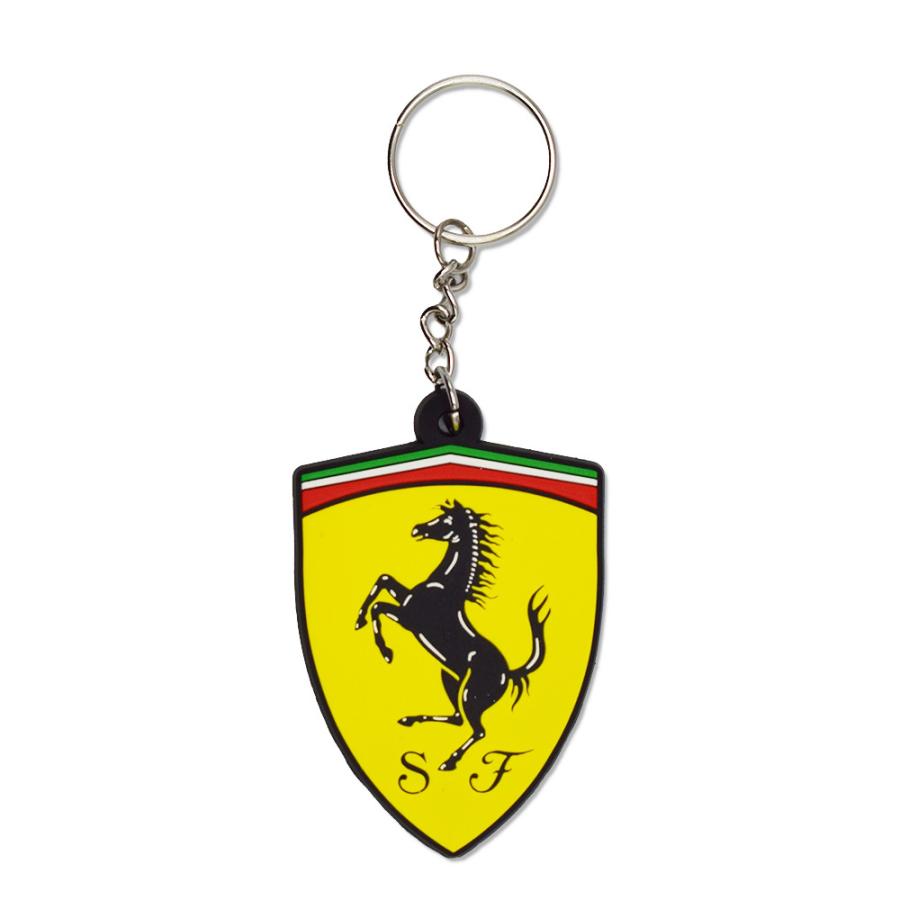 ラバーキーホルダー [フェラーリ] Ferrari (4.3×6.6cm