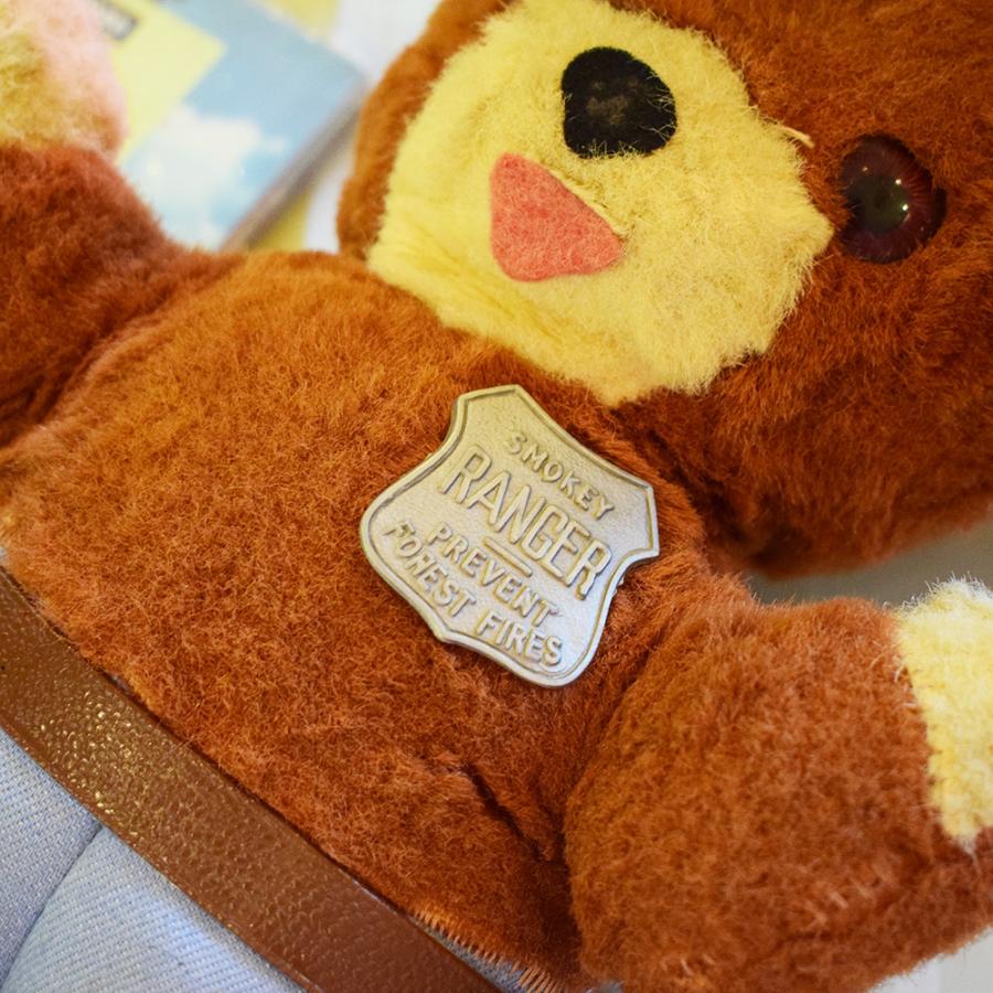60's スモーキーベア ぬいぐるみ IDEAL社製 / Smokey Bear 人形