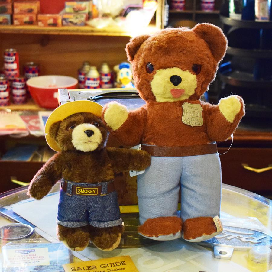 【1960s USA vintage】Ideal スモーキーベア ぬいぐるみ 60's スモーキーベア ぬいぐるみ IDEAL社製 / Smokey Bear 人形