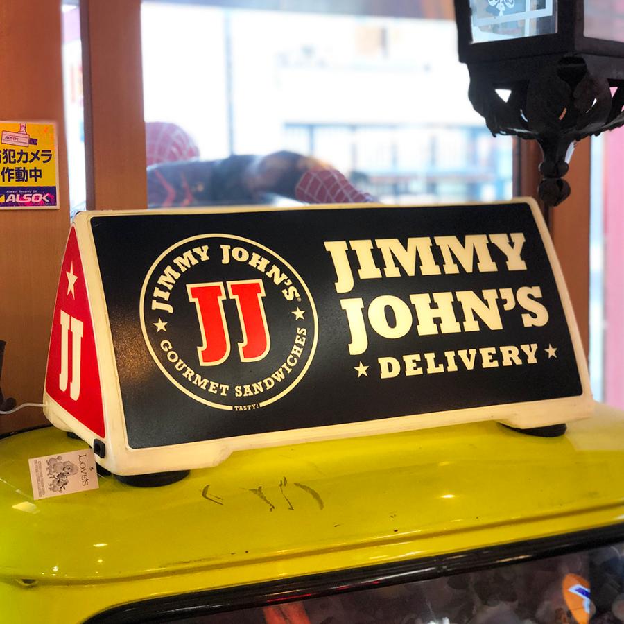 Jimmy John’s ライトアップ看板　ストアディスプレイ　サイン Vintage Jimmy John's ライトサイン / ジミー・ジョンズ