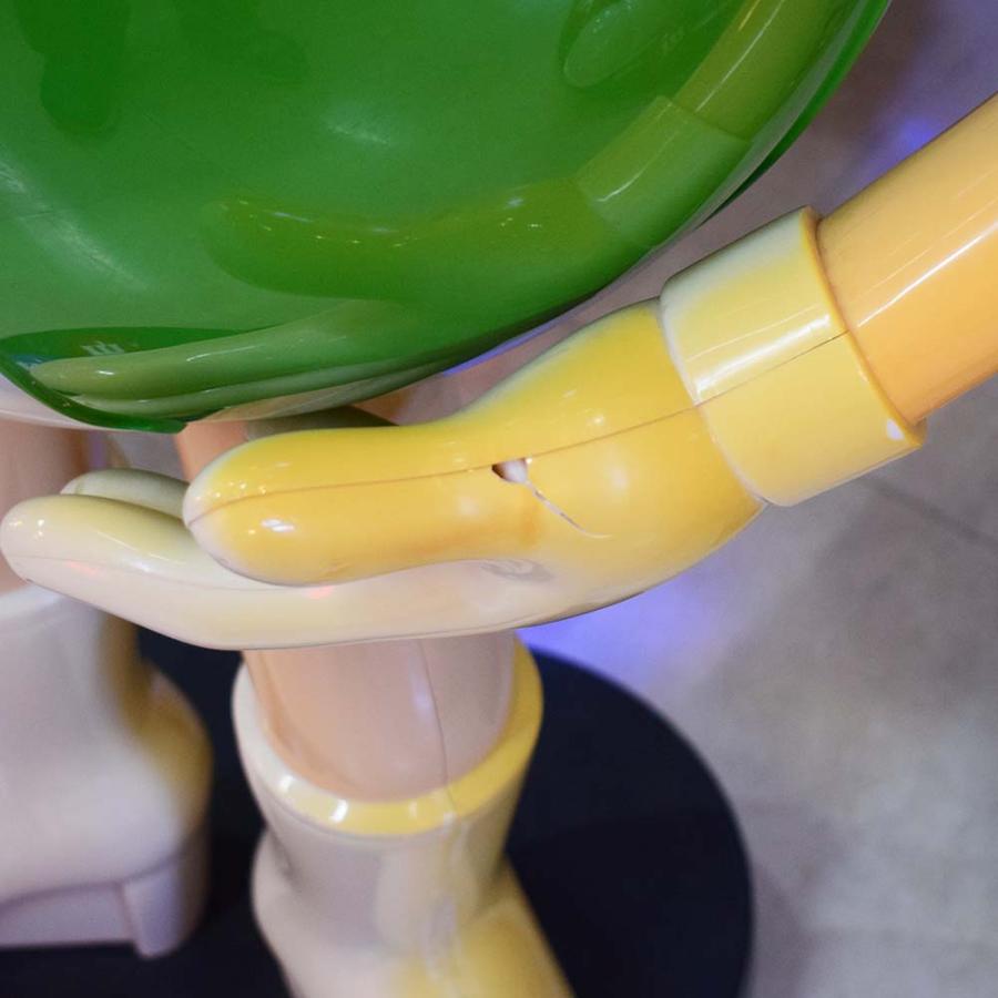 m&m's エムアンドエムズ ディスプレイ [グリーン] / キャスター付き