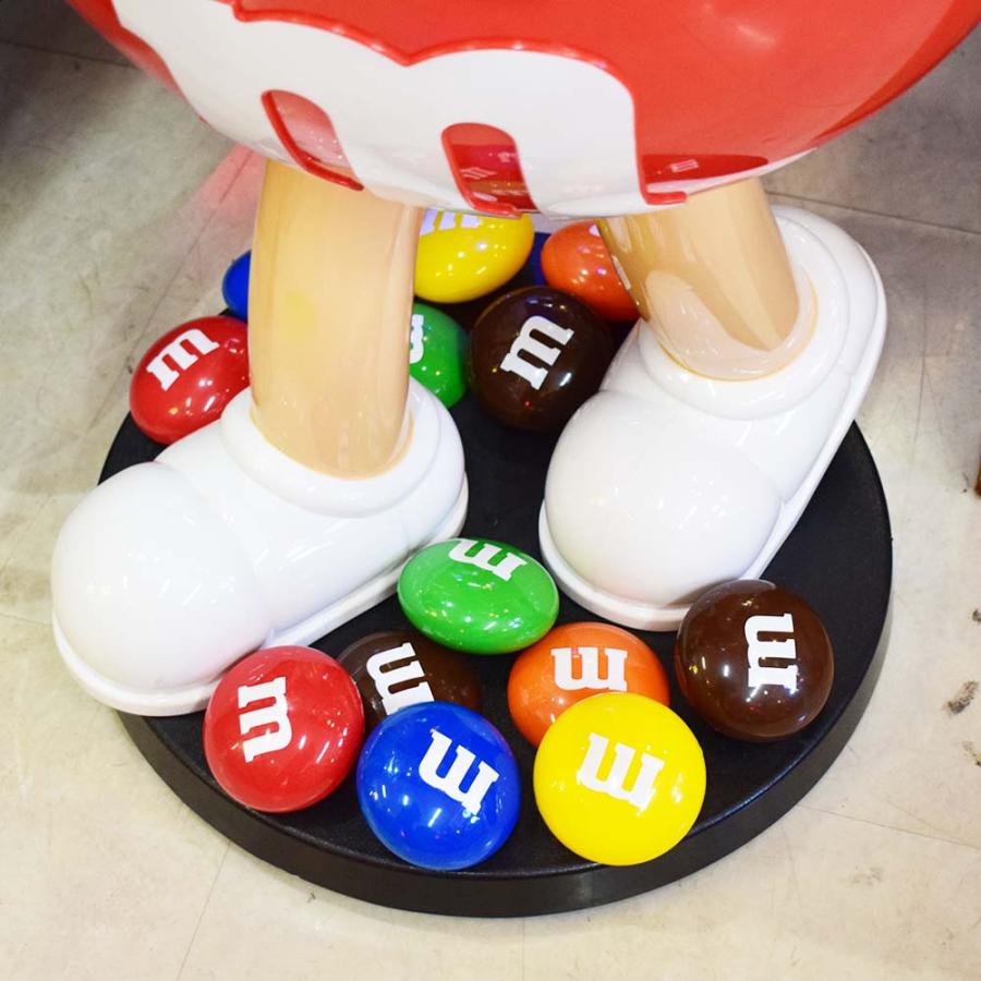 m&m's エムアンドエムズ ディスプレイ [レッド] / キャスター付き