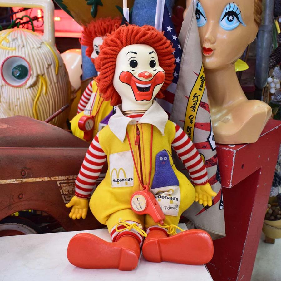 ビンテージ　ロナルド・マクドナルド ぬいぐるみ 70's McDonald's ドナルド・マクドナルド プラッシュドール / Ronald