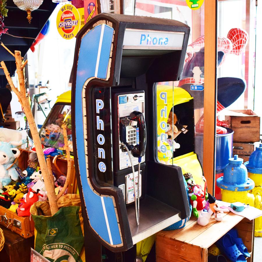 本物】【アメリカ使用品】公衆電話 VINTAGE 80s Payphone [ 25-10-3