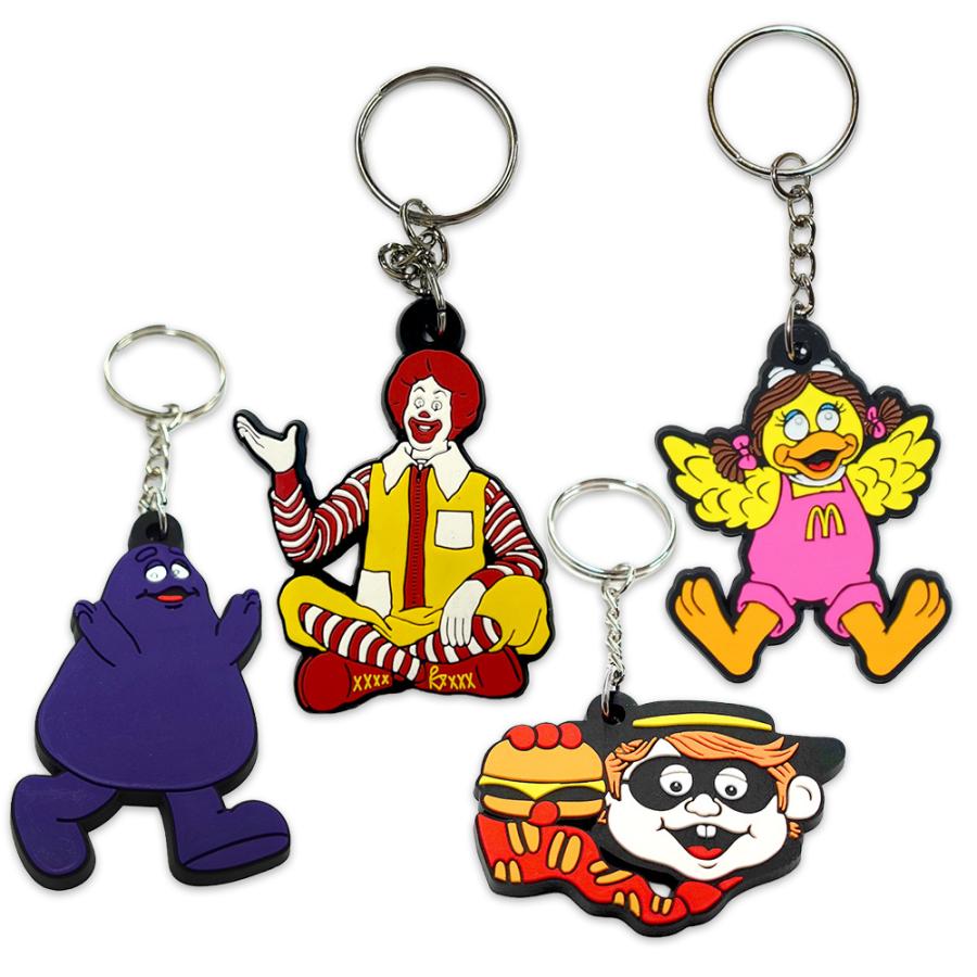 アメリカンラバーキーホルダーお得な4個セットD / McDonald's
