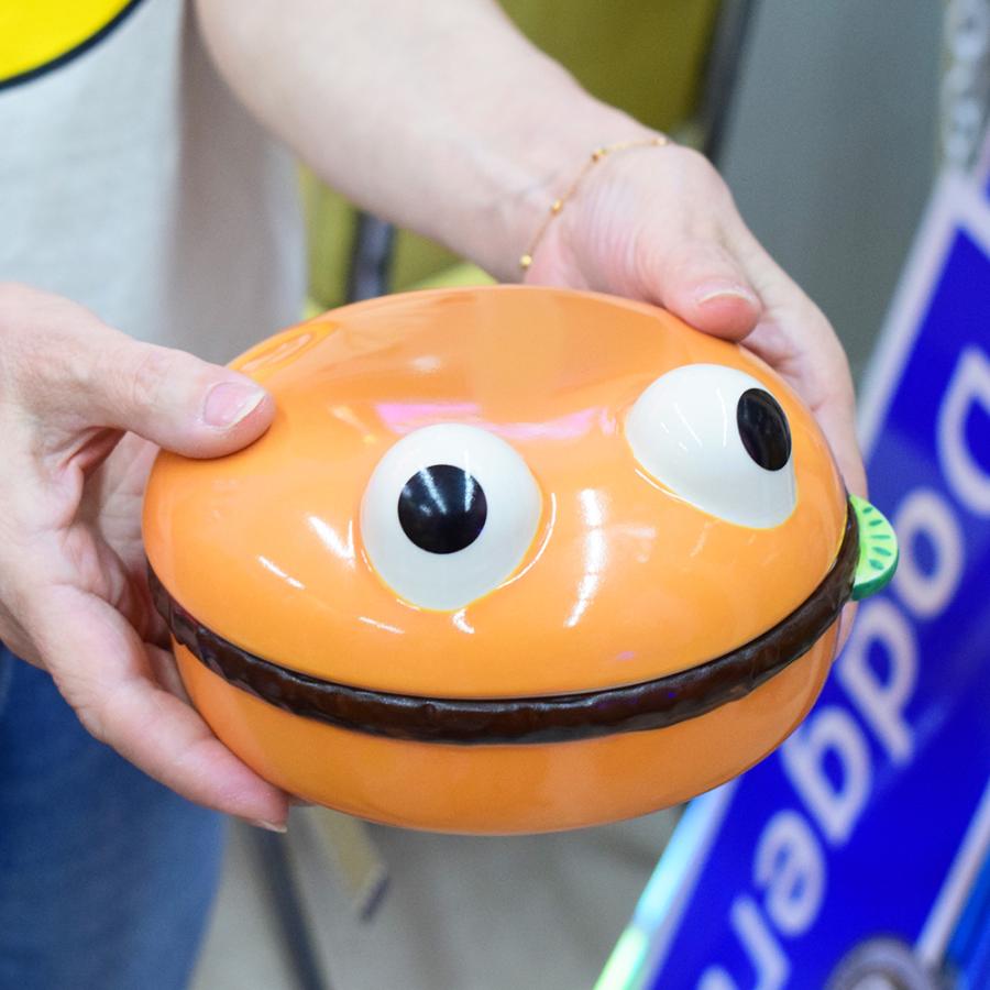 ハンバーガーパッチ 陶器製 コンテナ / McDonaldland Hamburger Patch