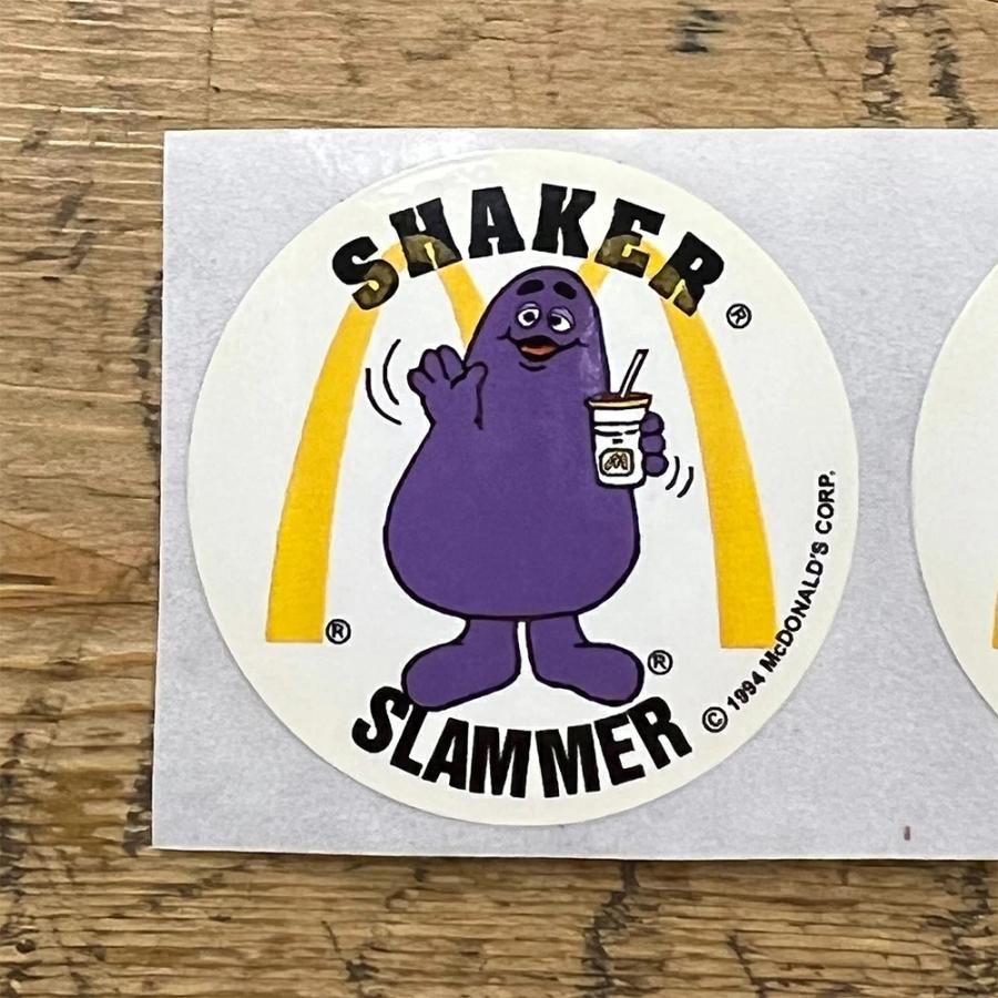 マクドナルドステッカー グリマス 10枚セット/ Grimace デッドストック