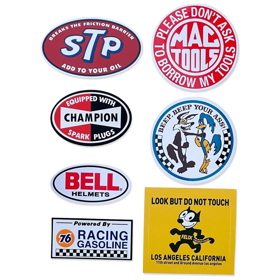 アメリカンステッカー 7枚セットB / アメリカン雑貨 アメリカ雑貨