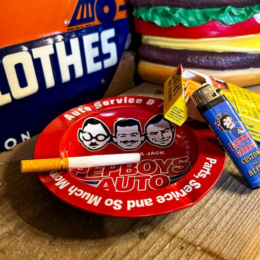 アッシュトレイ CHAMPION 灰皿 ブリキ製 カンパニー / 小物入れ