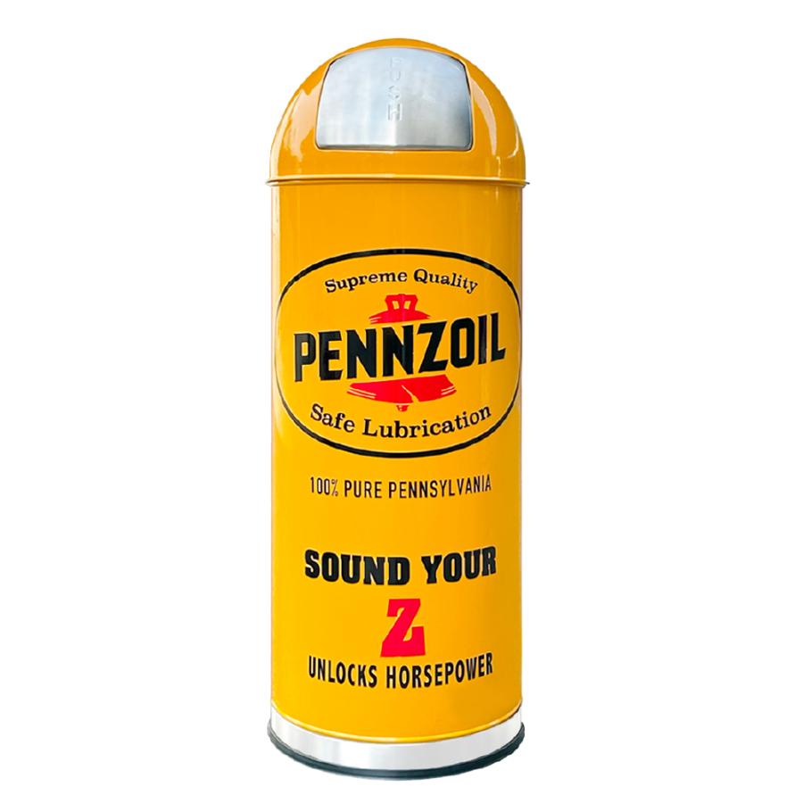 53L スチール製 ダストボックス 】PENNZOIL(YE) / ゴミ箱 DUST BOX