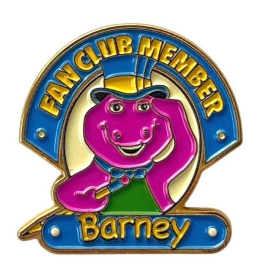 USキャラクター ピンバッチ】BARNEY / アメキャラ pins アメリカン雑貨