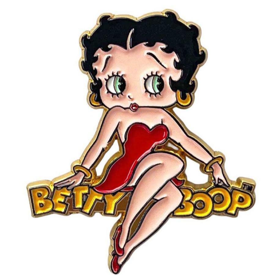 USキャラクター ピンバッチ 】BETTY-ロゴ / アメキャラ BETTY グッズ