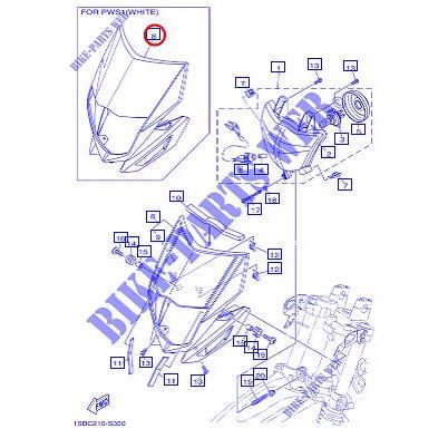 YAMAHA 純正 フィリピン仕様XTZ125 ヘッドライトカウル【ブルー YAMAHA 純正 フィリピン仕様XTZ125 ヘッドライトカウル【ブルー