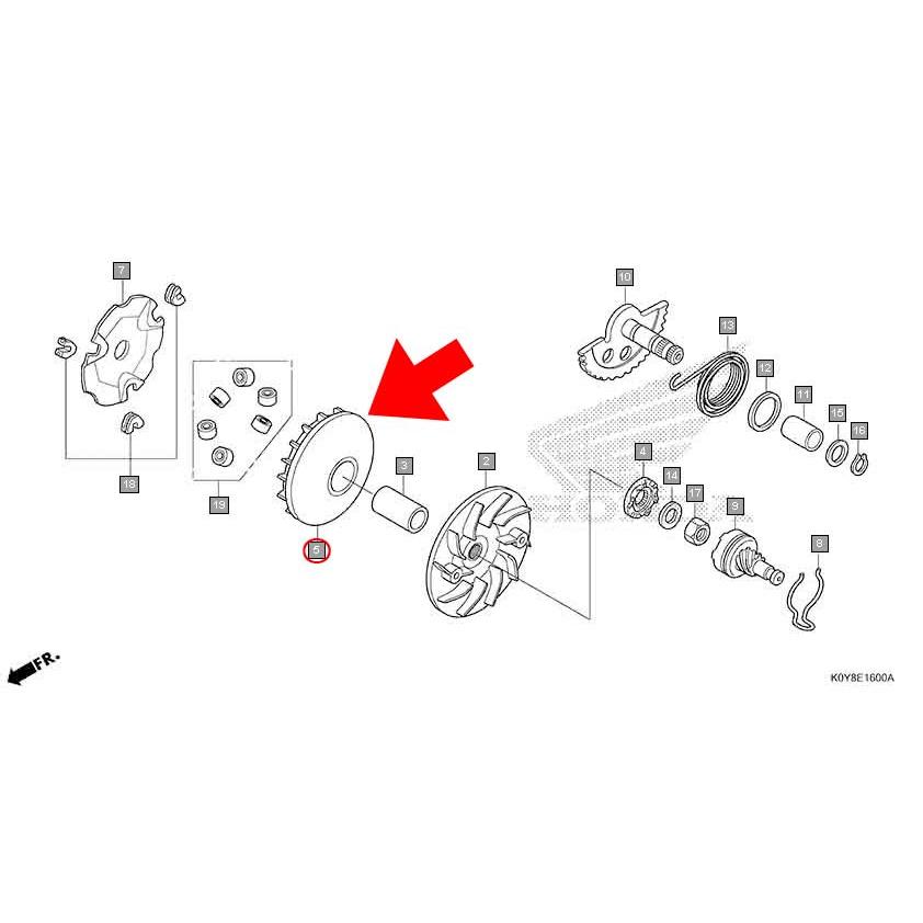 HONDA 純正 インド仕様Dio110Fi[インジェクション仕様] ムーバブル