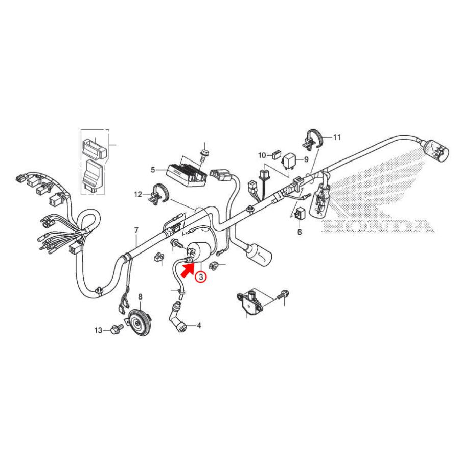 HONDA 純正CBF125T イグニッションコイル #30501-2A8-A20 : Chops