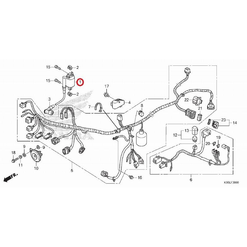 やにーページ HONDA 純正 WAVE-RSX110Fi イグニッションコイル #30510-K03-M01【COIL