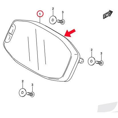 SUZUKI 純正 インド仕様 AVENIS125['22-] スピードメーターASSY #34100