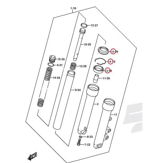 SUZUKI 純正 インド仕様 AVENIS125['22-] フロントフォークオイル